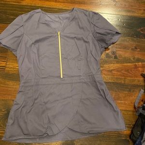 Medium grey/purplish hue both M